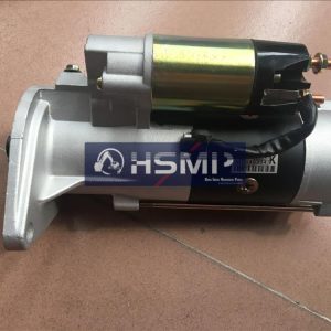 Engine Starter Motor Assembly and Pinion Gear for Excavator SANY SY215-8 Engine 6D34 M008T70371 ME150824 ME094034
