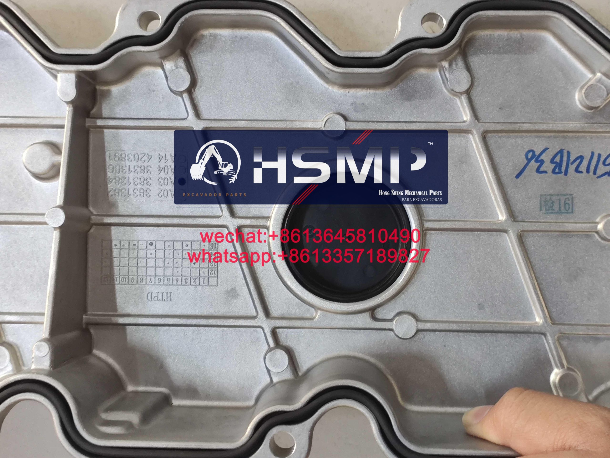 01-229-scaled-1.jpg HSMP Caterpillar Engine D2323/D2110/3D21/C6.6/C7.1/1106 Valve Cover Part No T412277