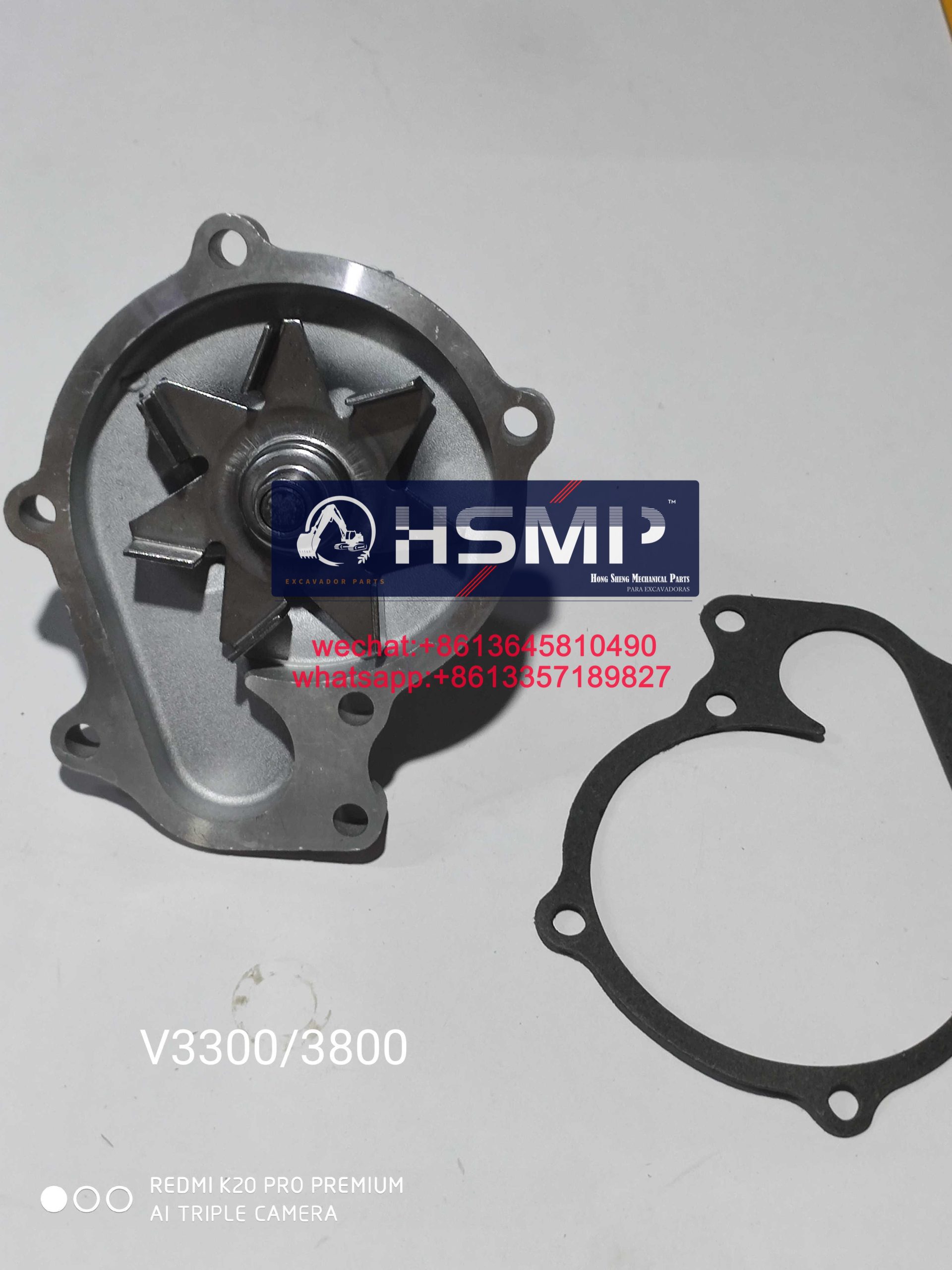01-296-scaled-1.jpg HSMP Kubota Engine V3300/V3800 Water Pump Part No 1C010-73035/1C010-73033
