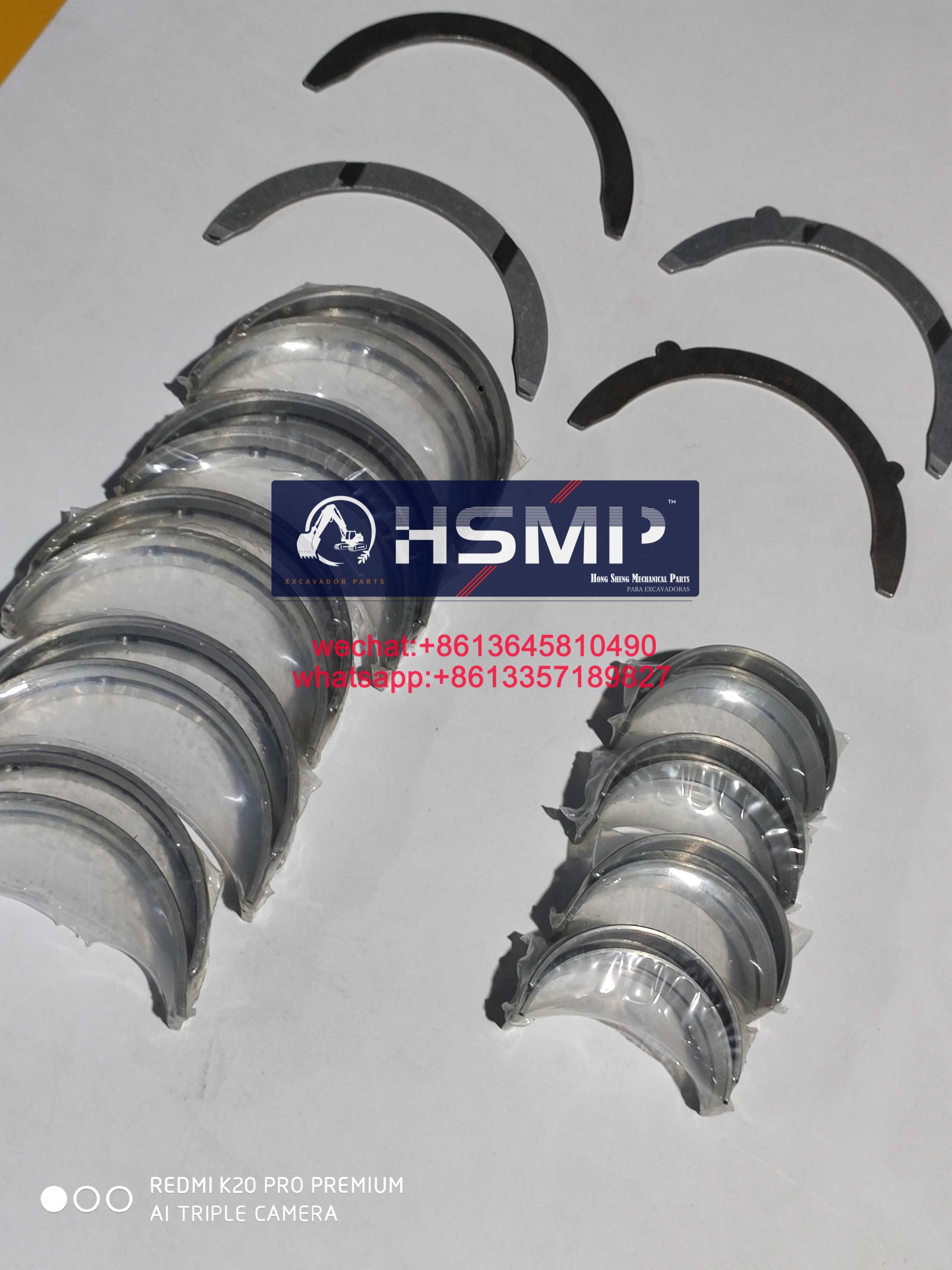 01-76-scaled-1.jpg HSMP Kubota Engine V2203/V2403 Main Bearing & Connecting Rod Bearing & Thrust Washer Part No 1G466-21110/1G851-23010/1J810-23020/1G851-23012