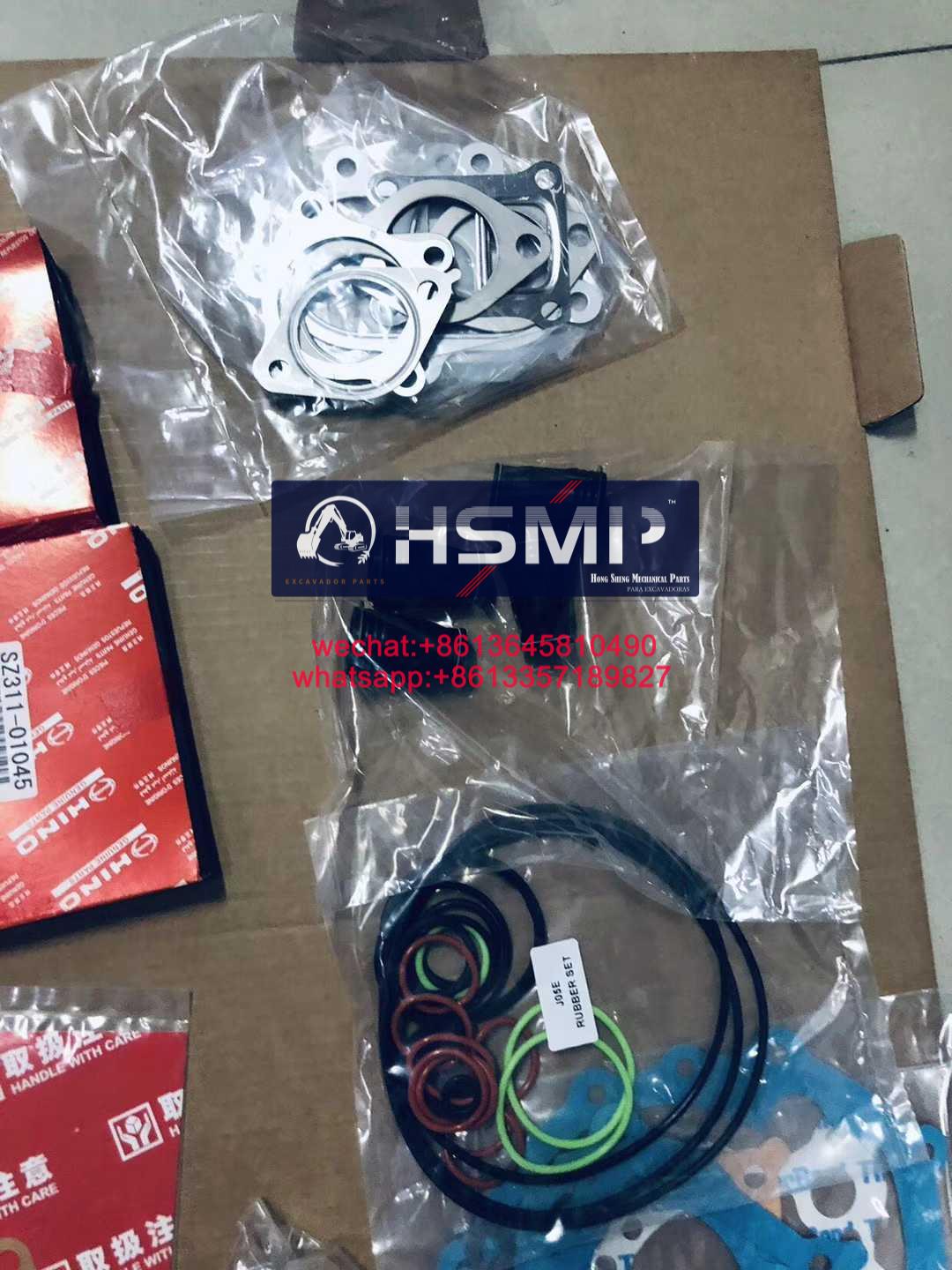 03-235-1.jpg HSMP Kobelco Engine J05E Overhaul Kit & Crankshaft Part No 200210260