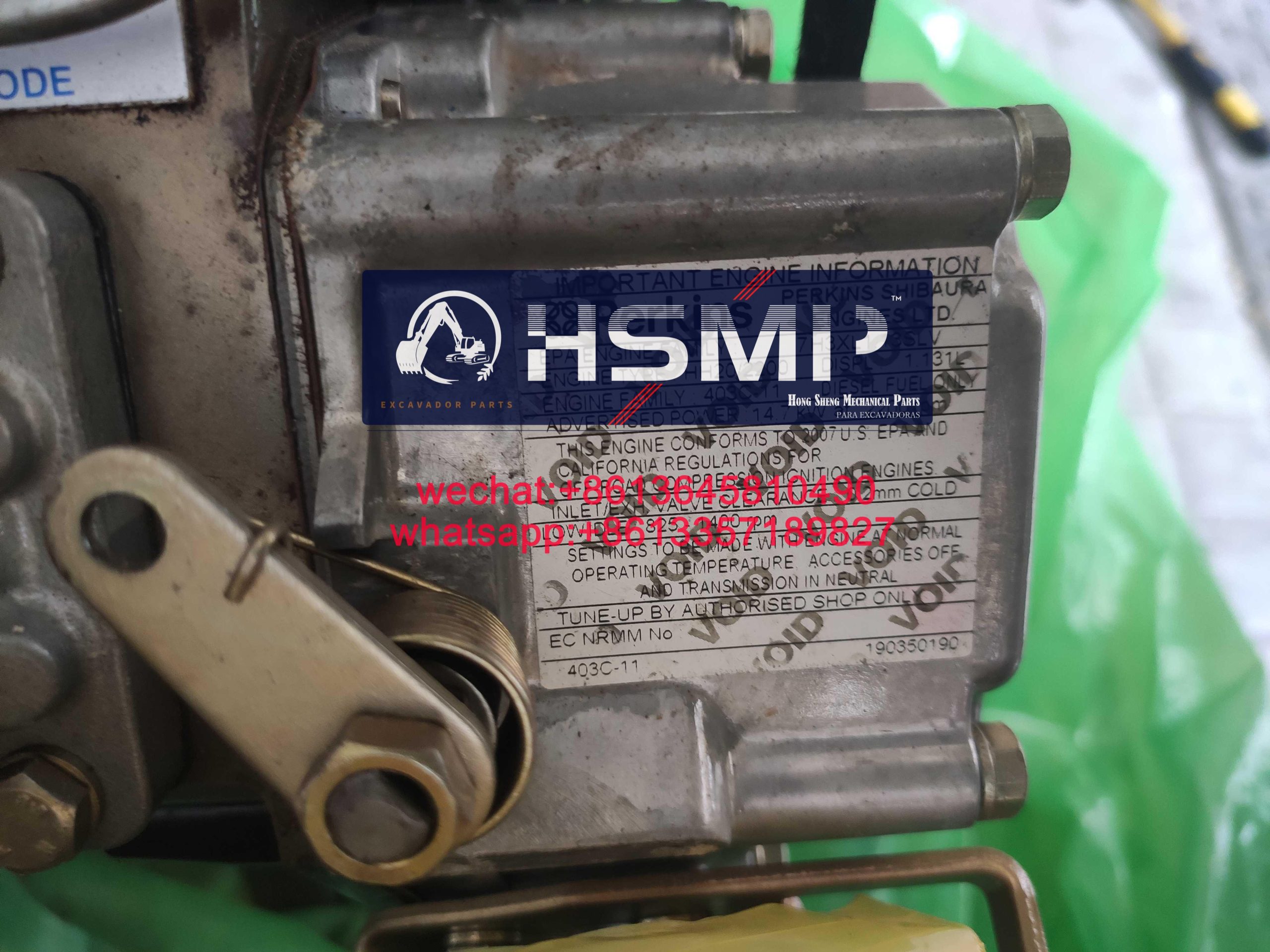 HSMP Excavator Parts China