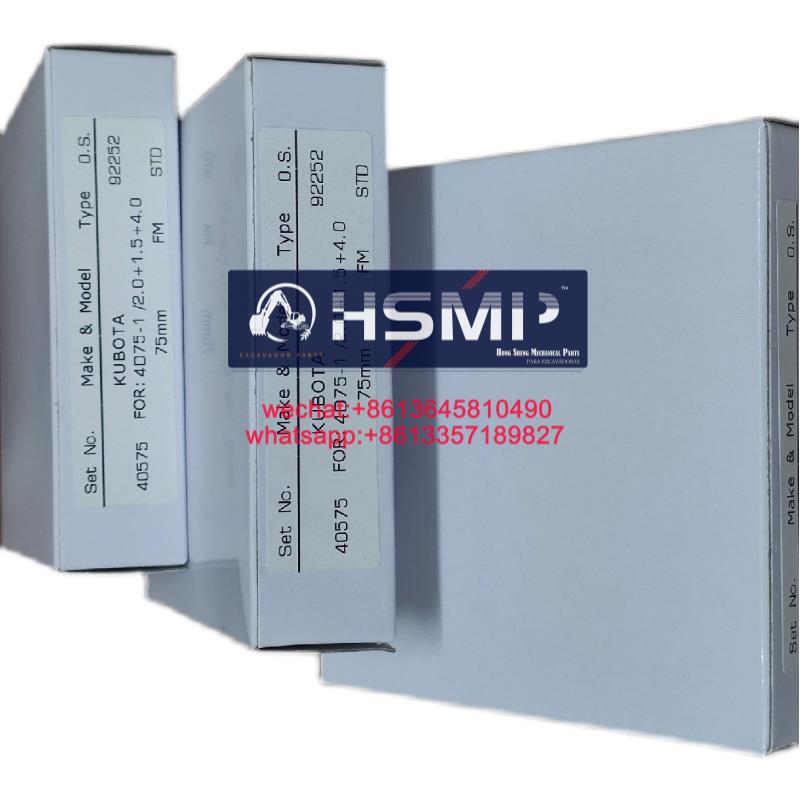 04-18-1.jpg HSMP Kubota Engine D950 Piston Ring & Piston & Cylinder Liner & Repair Kit