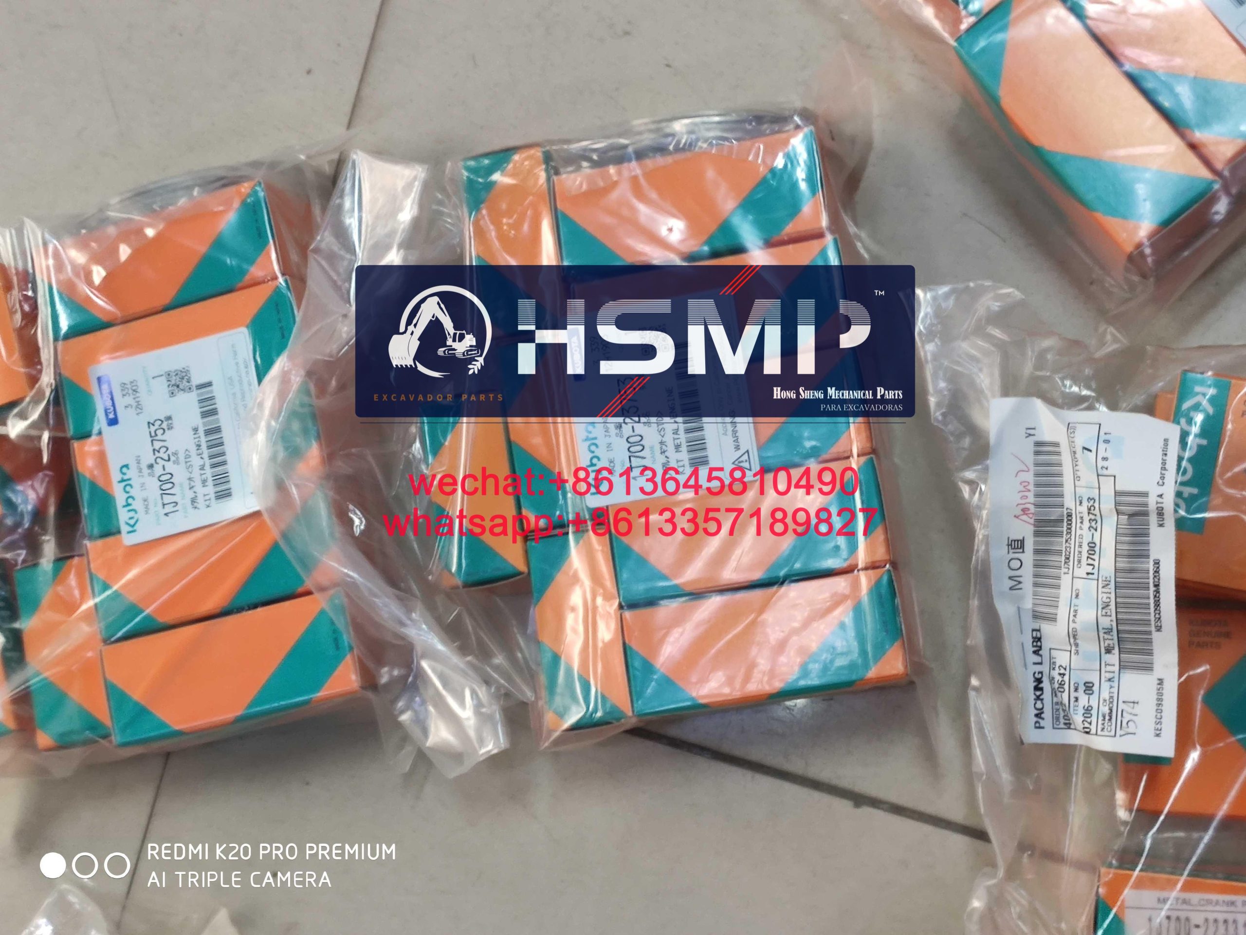 04-33-scaled-1.jpg HSMP Kubota Engine V2203/V2403 Main Bearing & Connecting Rod Bearing & Thrust Washer Part No 1G466-21110/1G851-23010/1J810-23020/1G851-23012
