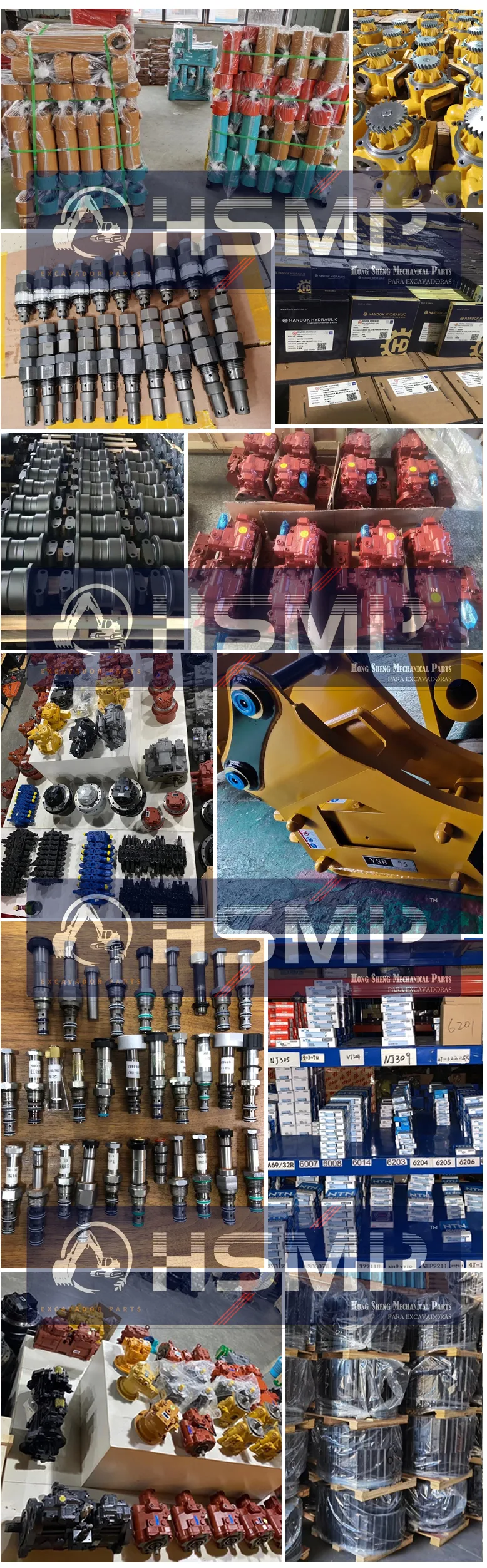 HSMP Excavator Parts China
